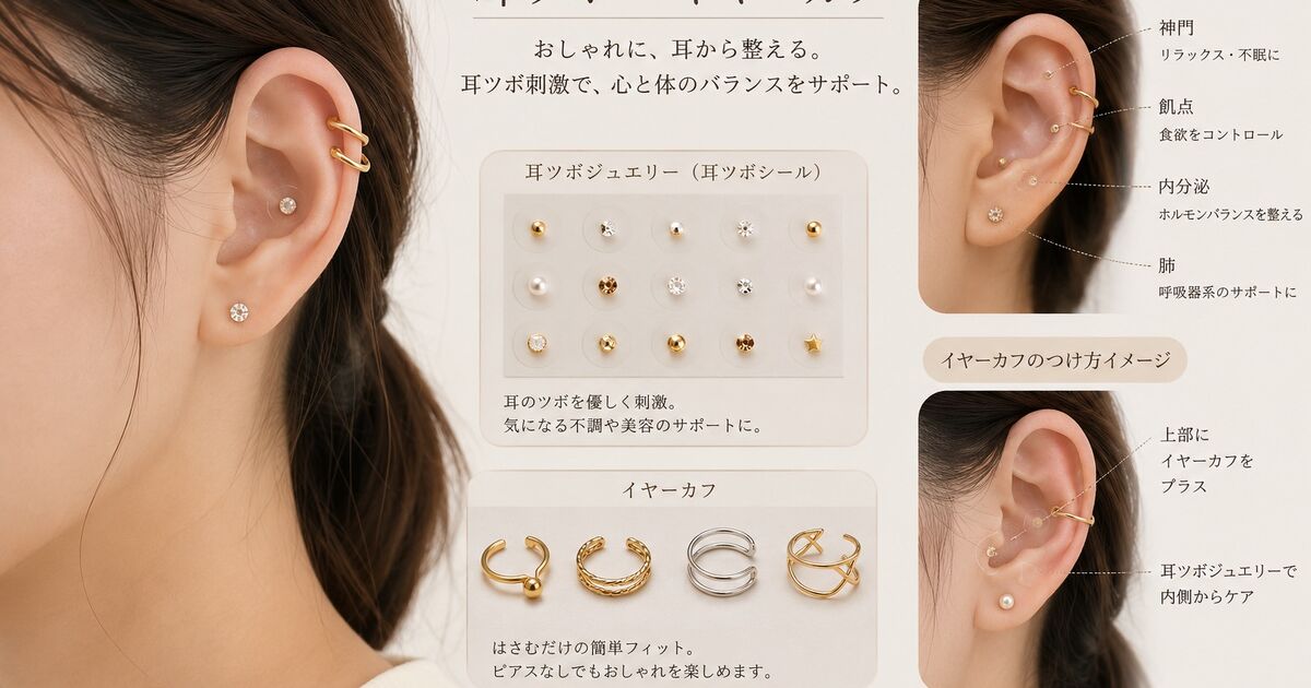 耳つぼイヤーカフの魅力と効果を引き出す方法とは？ #耳つぼイヤーカフ 